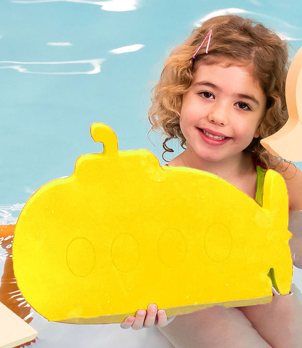 Aquamentor Sam's Submarine™ Foam Floating Mat – Made in the USA – Durable Swim Training Aid