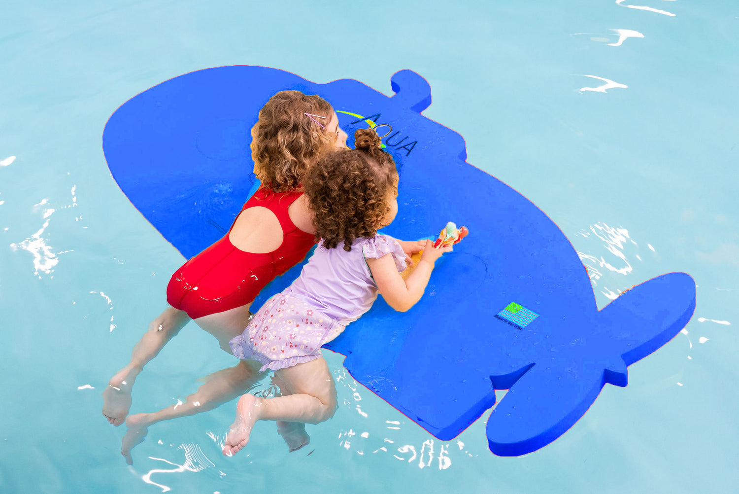 Aquamentor Sam's Submarine™ Foam Floating Mat – Made in the USA – Durable Swim Training Aid