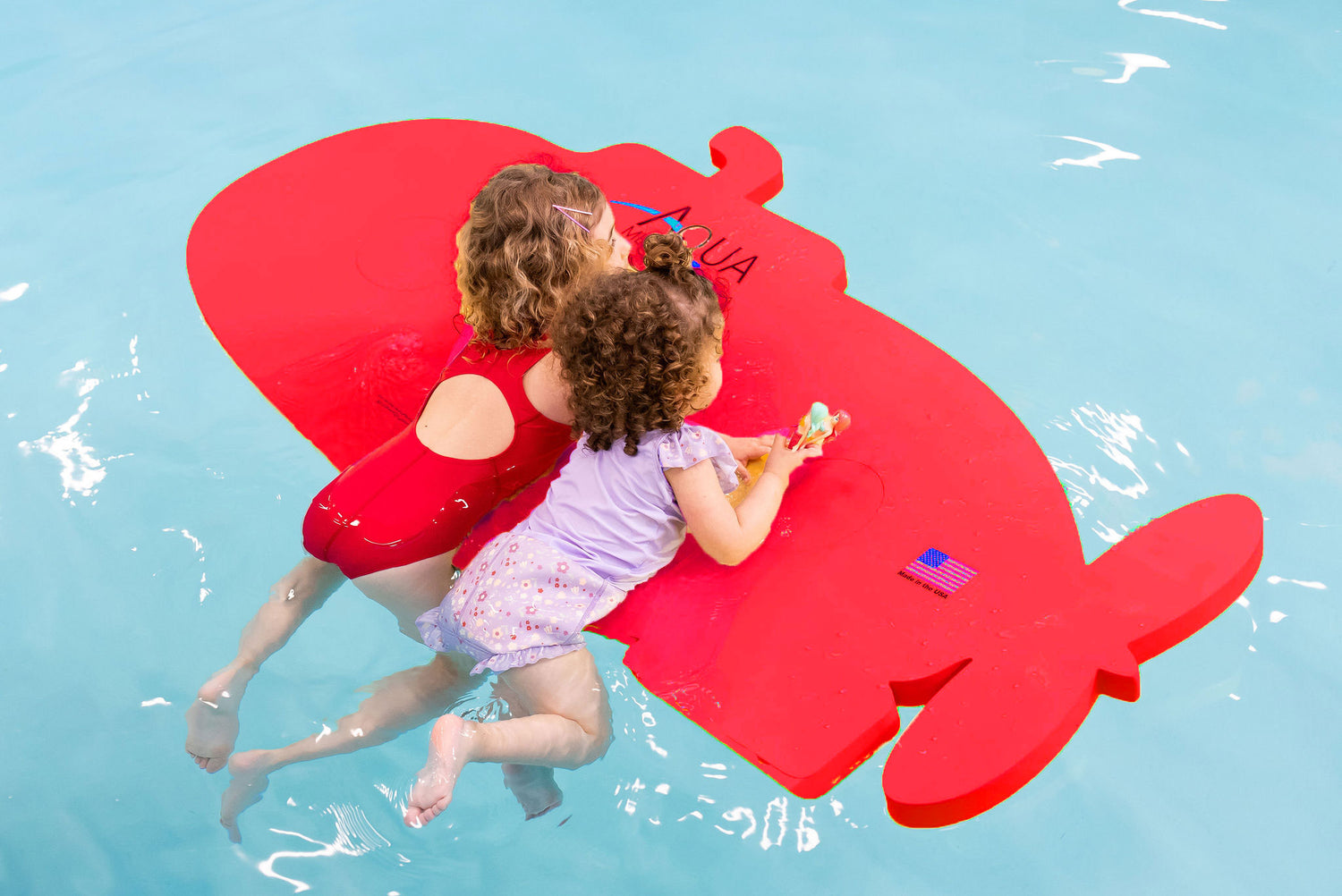 Aquamentor Sam's Submarine™ Foam Floating Mat – Made in the USA – Durable Swim Training Aid