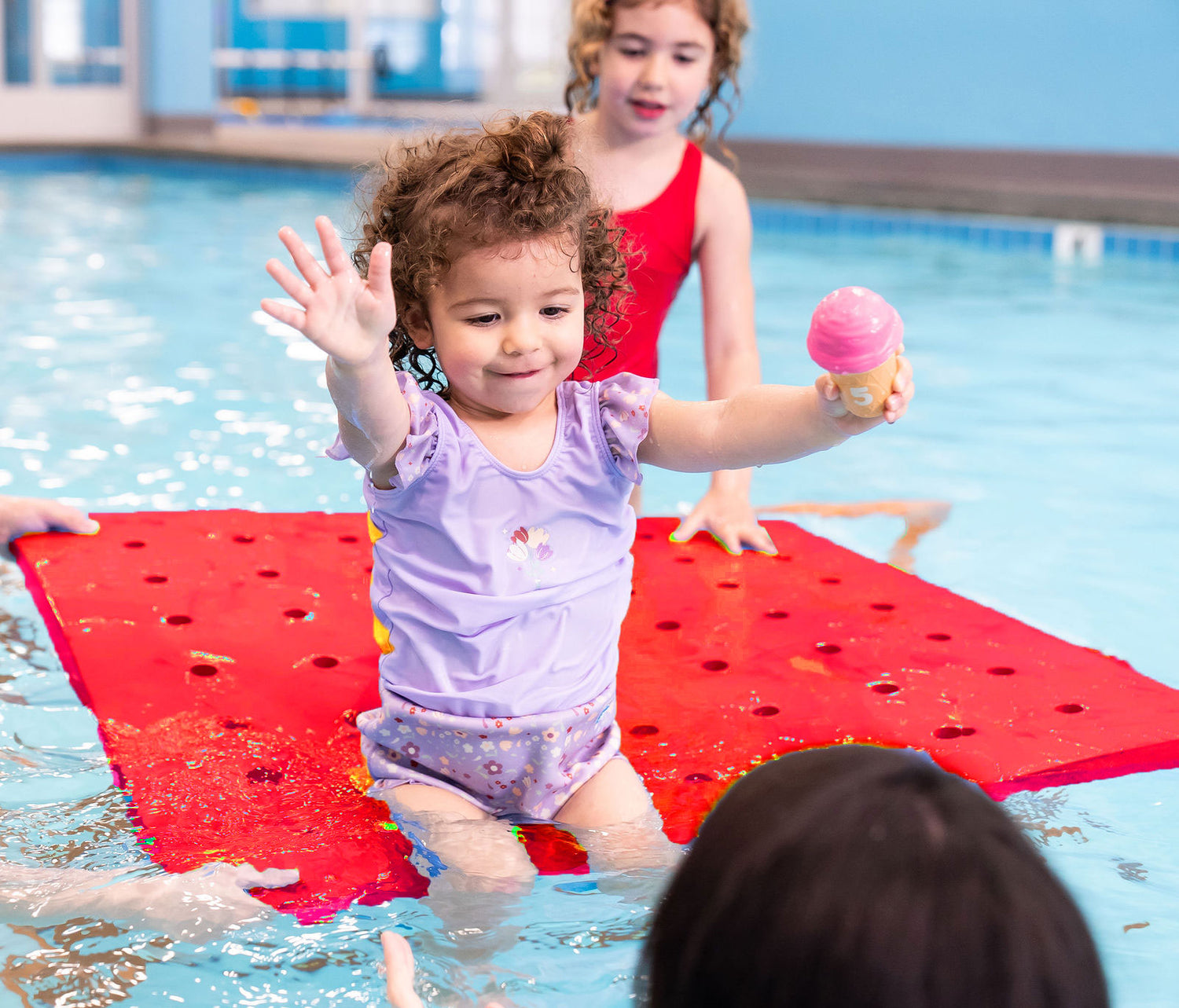 Swiss Cheese Foam Floating Mat – Made in the USA - Durable Swim Training Tool