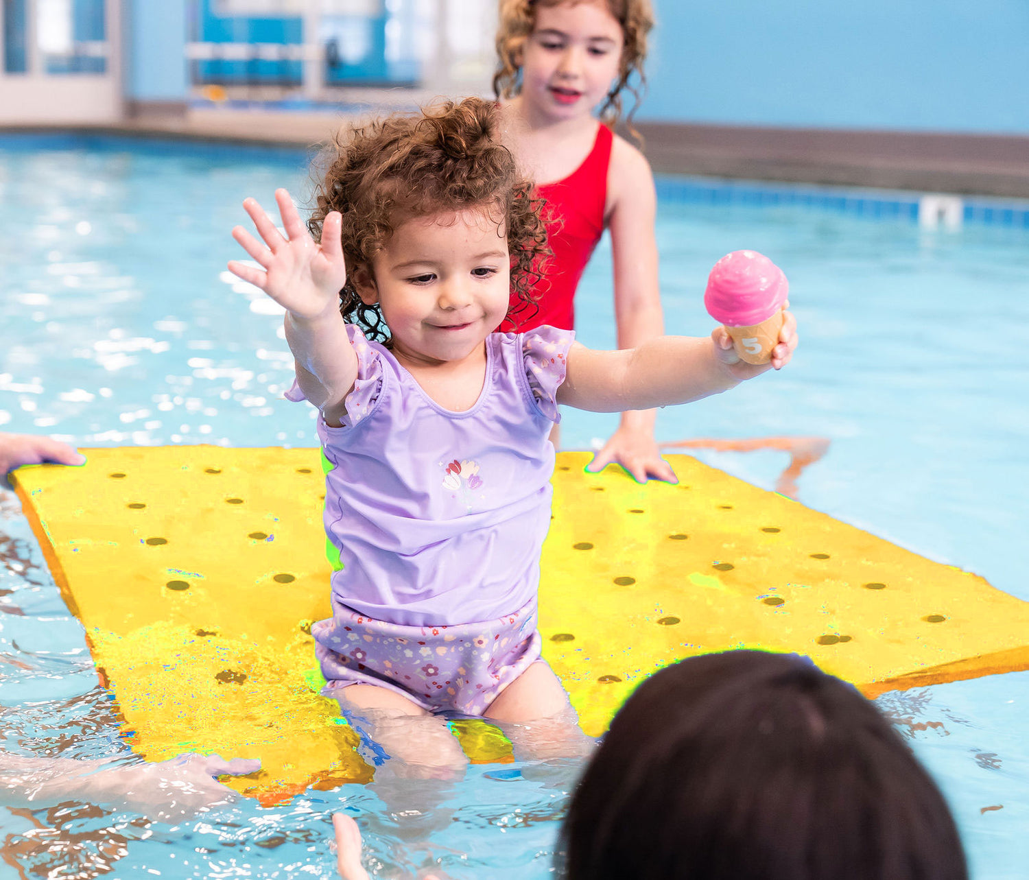 Swiss Cheese Foam Floating Mat – Made in the USA - Durable Swim Training Tool