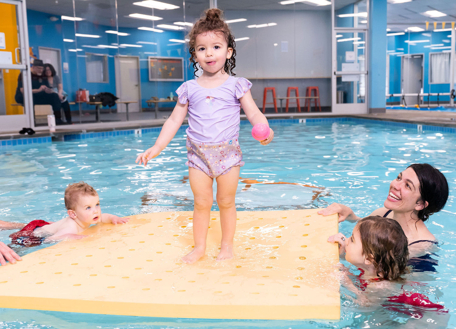 Swiss Cheese Foam Floating Mat – Made in the USA - Durable Swim Training Tool