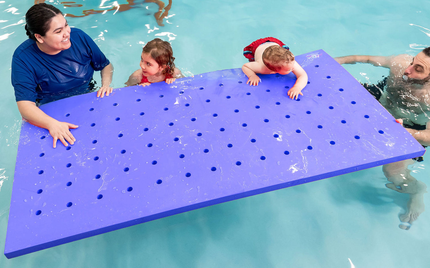 Swiss Cheese Foam Floating Mat – Made in the USA - Durable Swim Training Tool