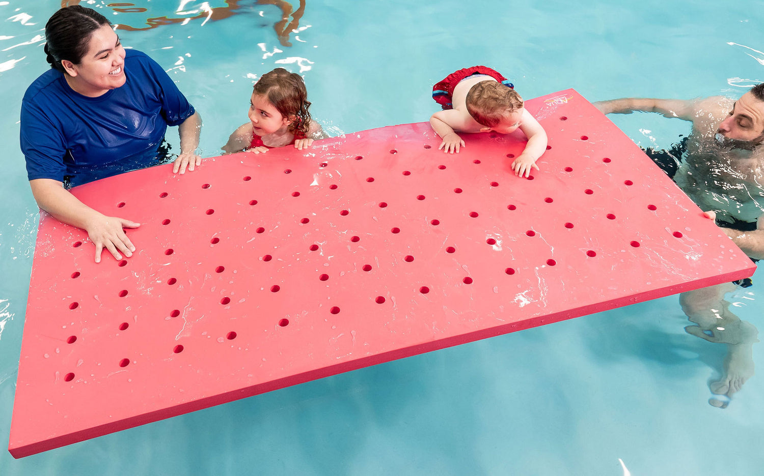 Swiss Cheese Foam Floating Mat – Made in the USA - Durable Swim Training Tool