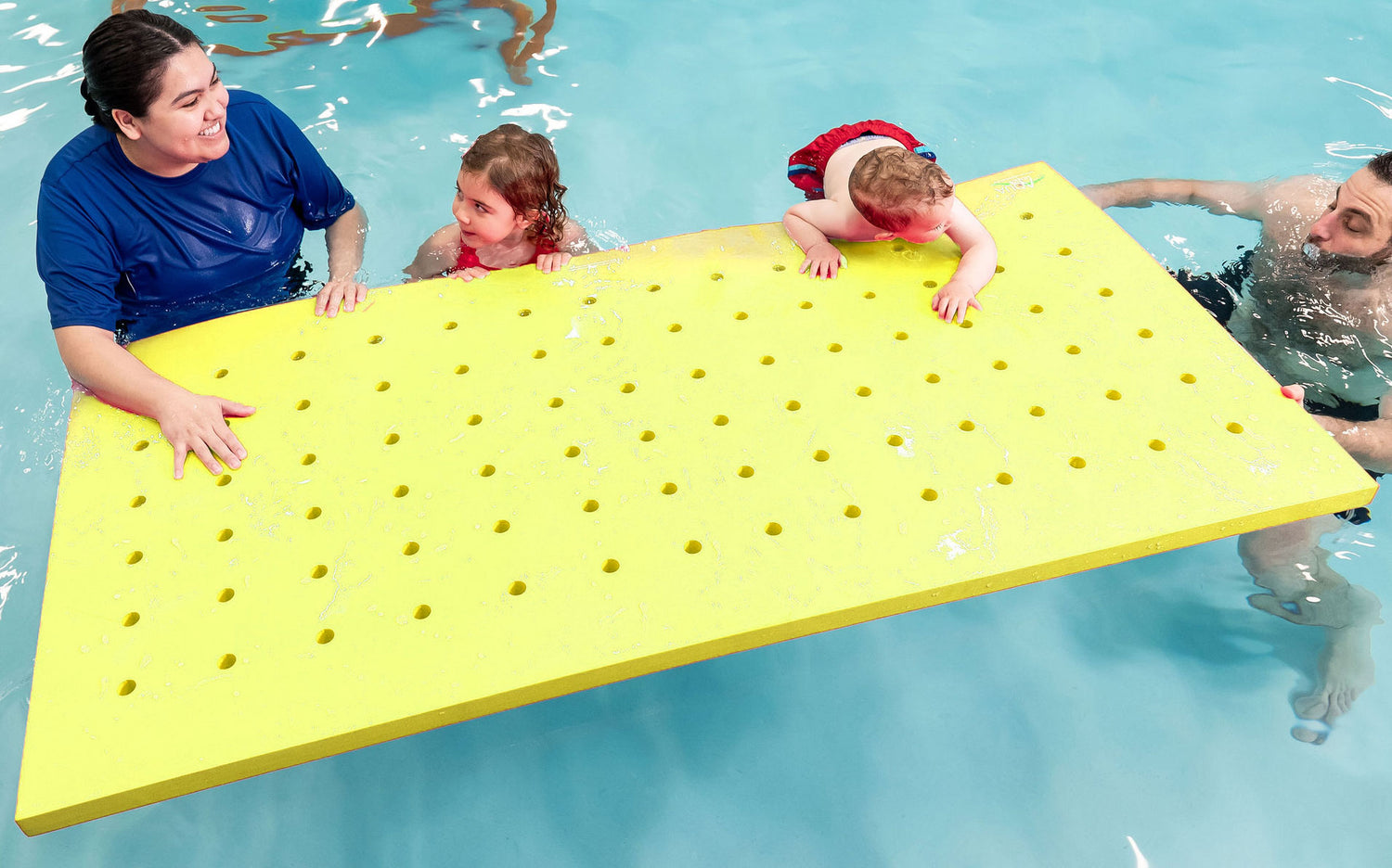 Swiss Cheese Foam Floating Mat – Made in the USA - Durable Swim Training Tool