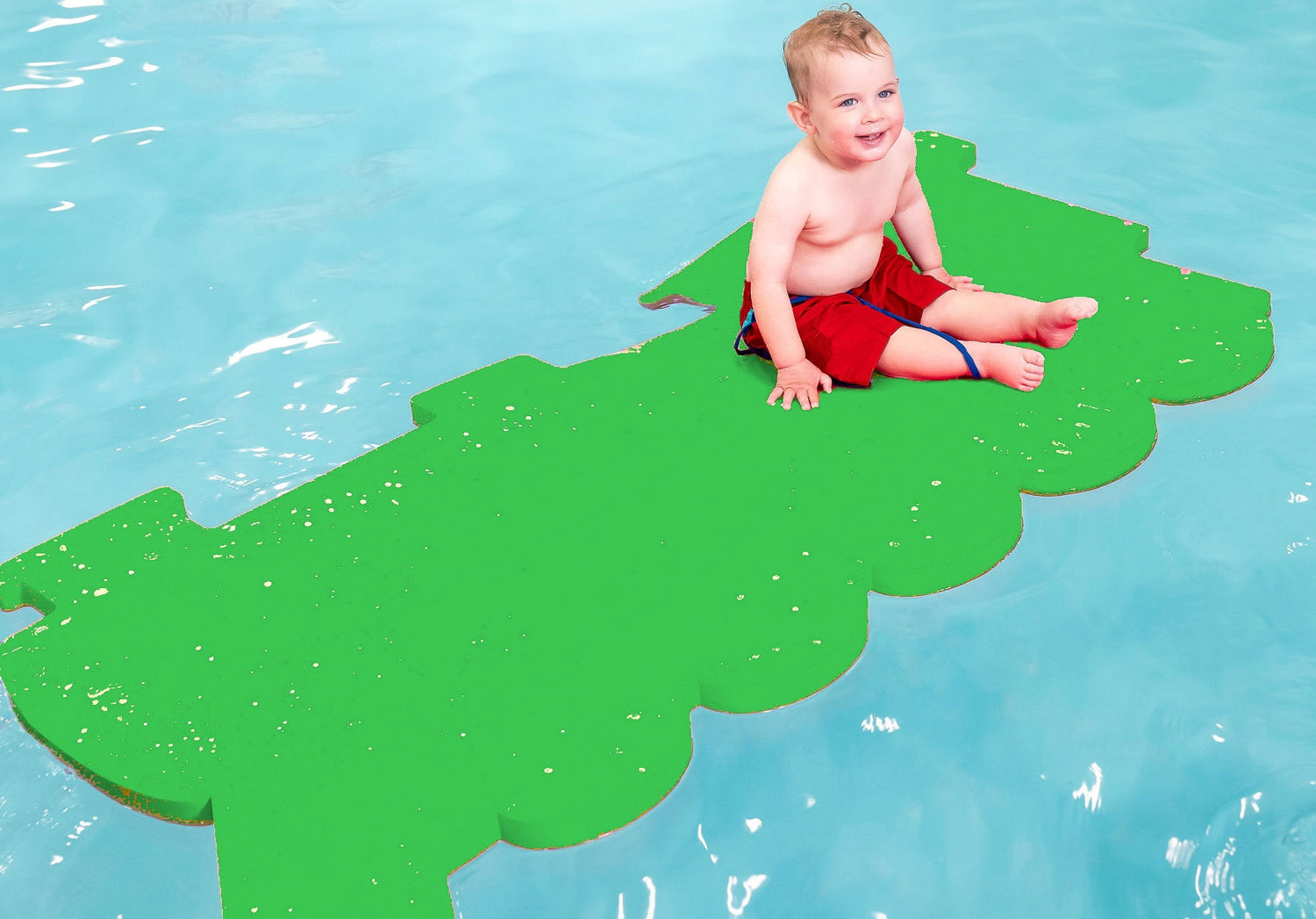 AquaTrain™ Foam Floating Mat – Made in the USA - Durable Swim Training Aid