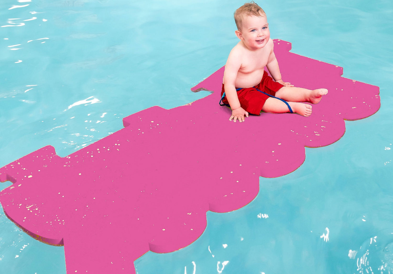 AquaTrain™ Foam Floating Mat – Made in the USA - Durable Swim Training Aid