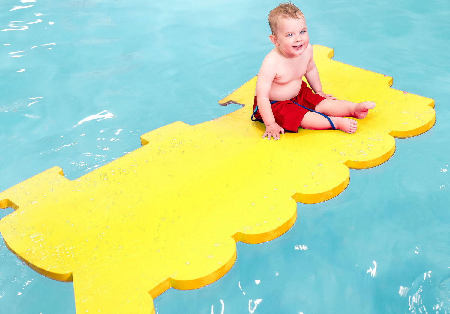 AquaTrain™ Foam Floating Mat – Made in the USA - Durable Swim Training Aid