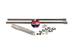 DeckVolly Deck-Mounted Pool Volleyball Net, Stainless Steel (2 & 3/8" Diameter Posts, Anchors NOT Included) - Image 7