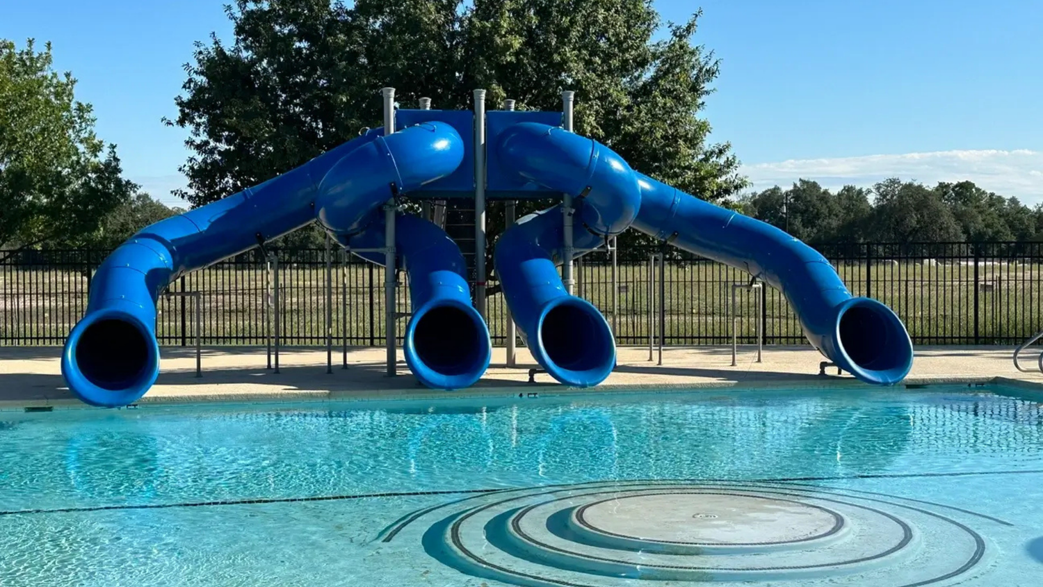 Quad Flume Poolside Slide