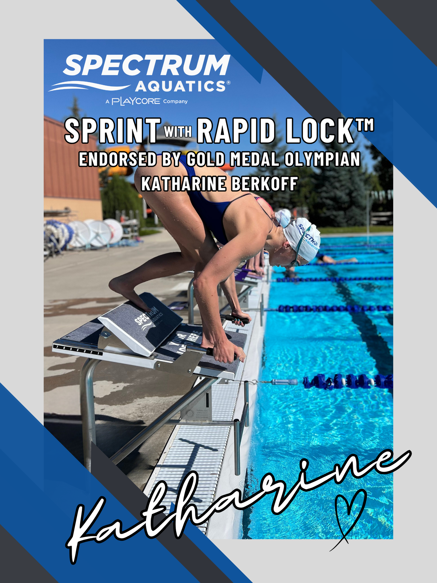 Sprint Dual Post Starting Platform with Rapid Lock™ from Aquamentor