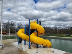 Double Flume Poolside Slide — view 2
