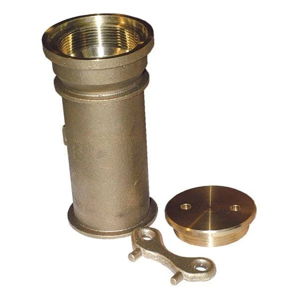 6-inch Bronze Stanchion Anchor - 1.90