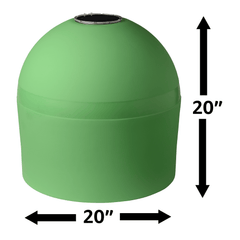 Solar Powered Self-Illuminating Buoy With Light Engine - 20" -  Green - Image 8