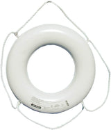 Cal June USCG Approved No Strap Ring Buoy, 20" Diameter, White