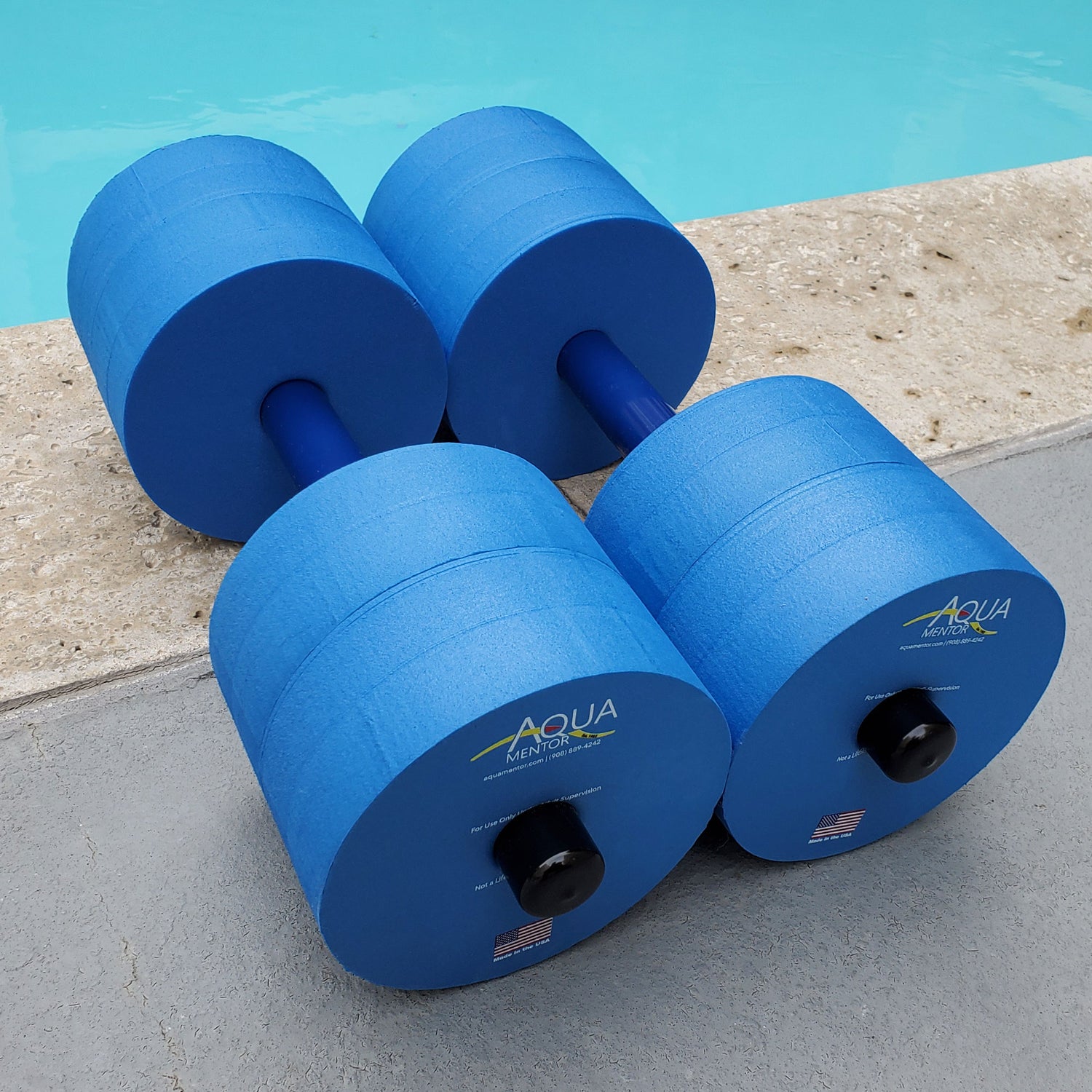 Aquamentor Heavy Resistance Water Dumbbells (Pair of 2)