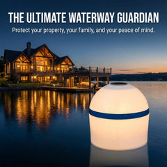 Solar Powered Self-Illuminating Buoy With Light Engine - 20" -  Green - Image 6