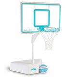 Splash & Shoot Clear Pool Basketball Hoop, Aqua
