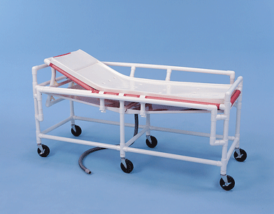 Adjustable Back Shower Gurney