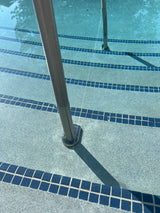 Stainless Steel Keyhole Escutcheon For Rails