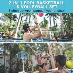 Clear Shot Basketball and Volleyball Combo - Image 2
