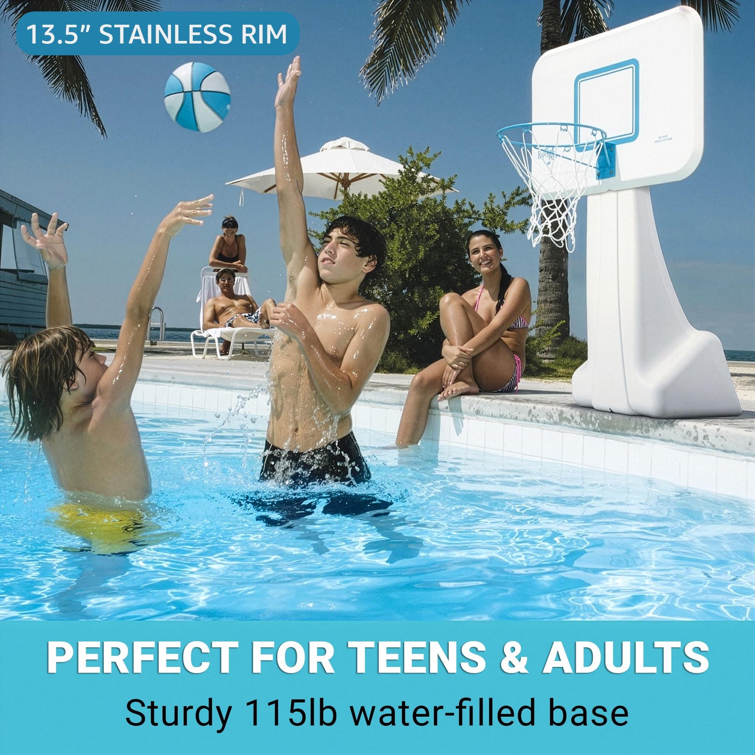 PoolSport Basketball and Volleyball Combo - Image 4