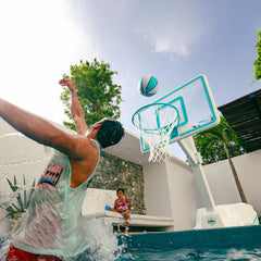 Splash & Slam Clear Pool Basketball Hoop - Image 7