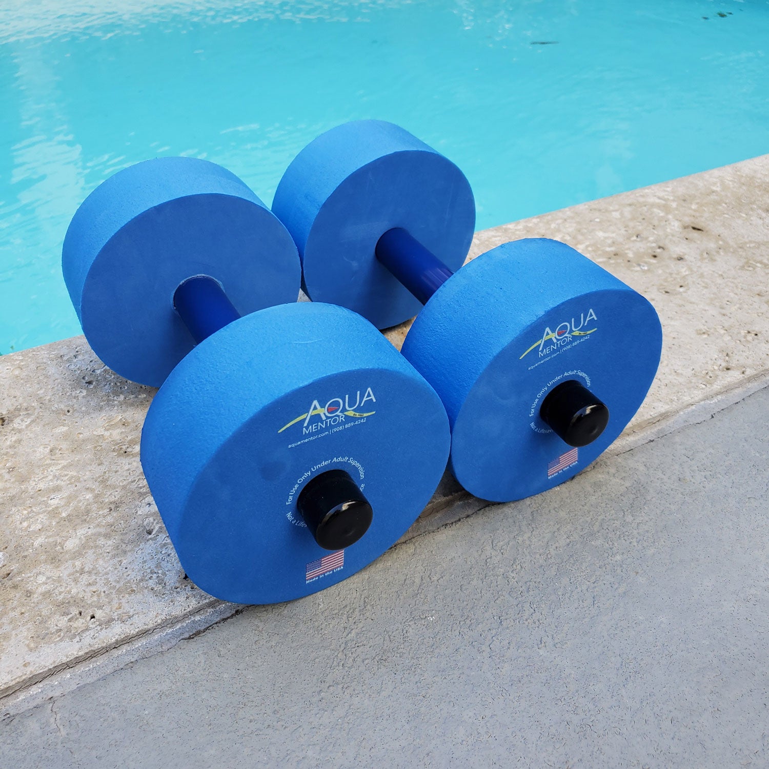 Aquamentor Medium Resistance Water Dumbbells (Pair of 2)