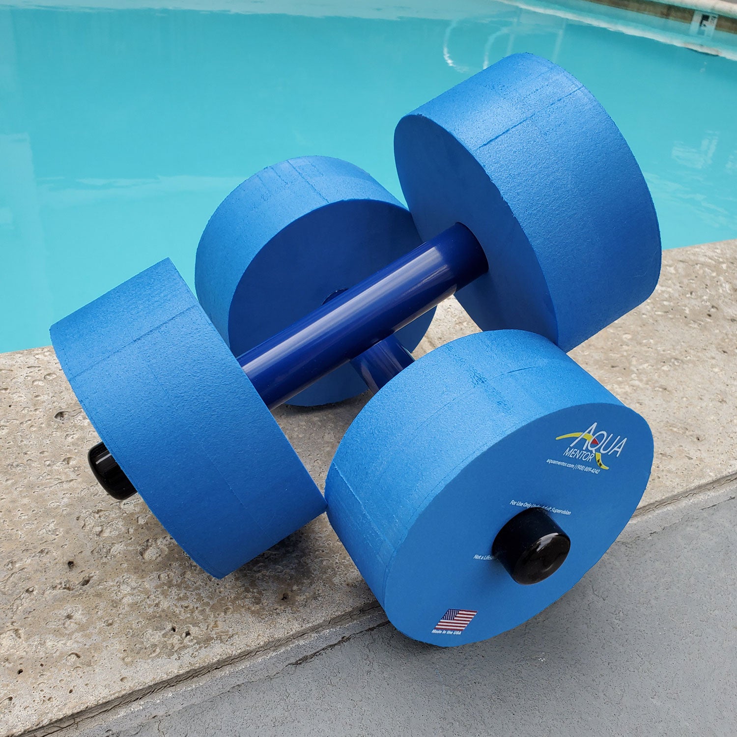 Aquamentor Medium Resistance Water Dumbbells (Pair of 2)