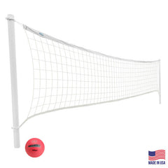 ProVolly Deck-Mounted Pool Volleyball Net (1.5" Post, Anchors NOT Included) - Image 2