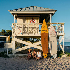 Natural Wood  Stand Up Inflatable Paddle Board - Image 8
