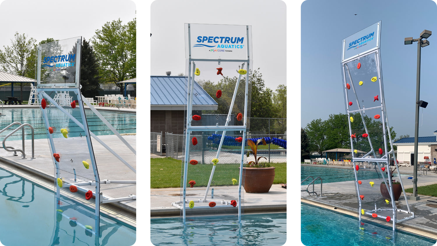 Kersplash® Challenger Pool Climbing Wall