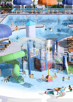 Waterfall Model 400 Interactive Play Structure