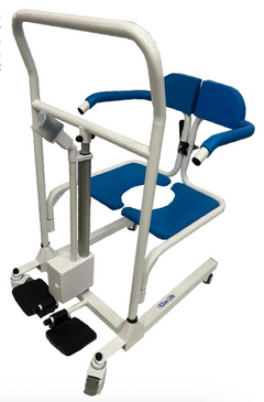 4-in-1 Electric Height Shower Commode Chair from Aquamentor