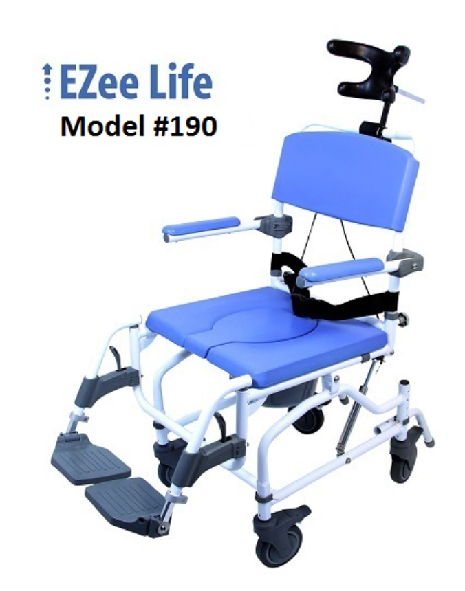 Tilt Rehab Shower Commode