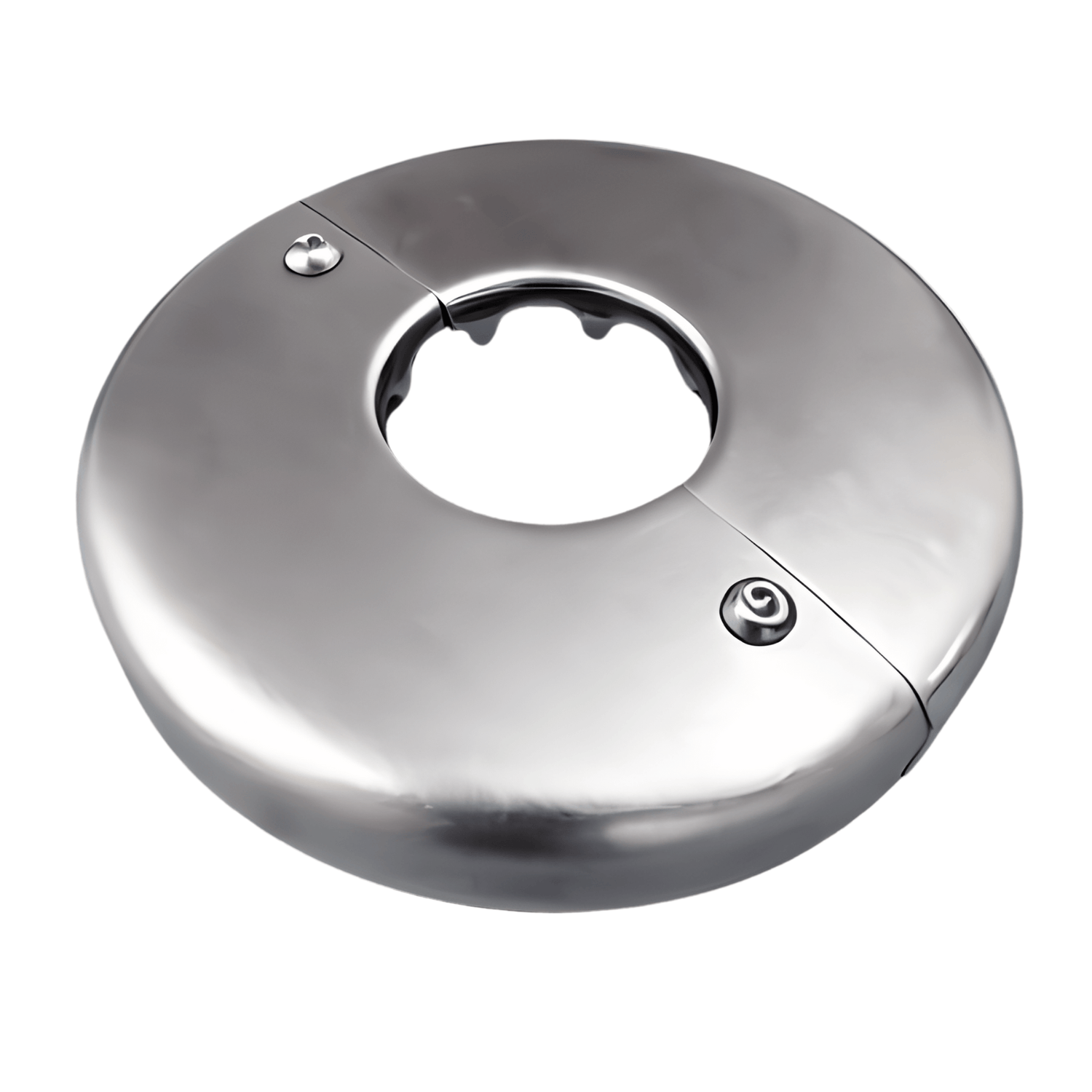 Split Two Piece Escutcheon Plate for Rails