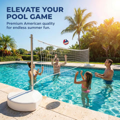 WaterVolly Pool Volleyball Net, Stainless Steel - Image 2