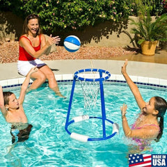 AquaHoop Floating Pool Basketball Game Set - Image 4