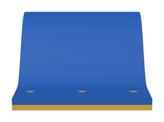 Foam waterslide, exit end