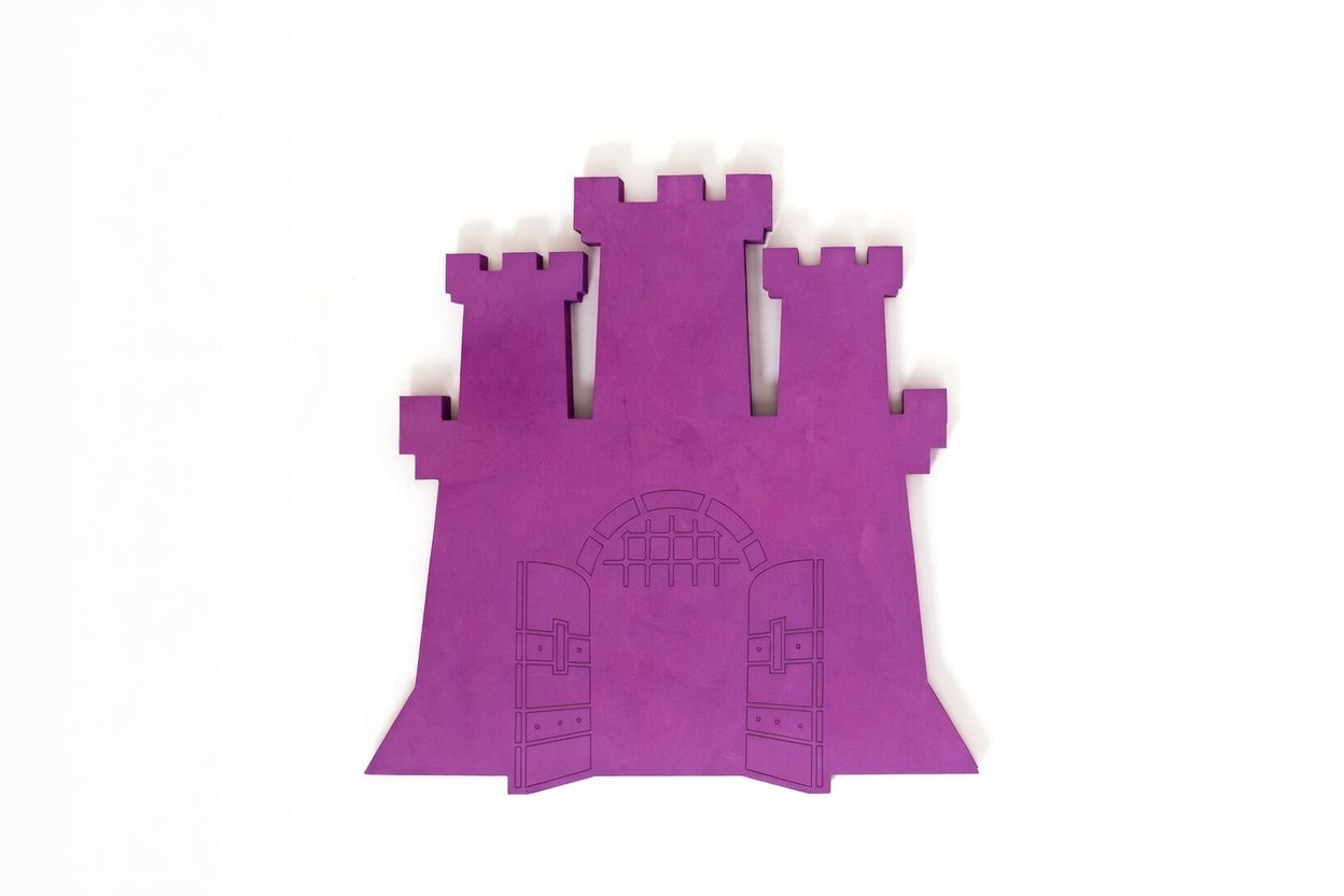 Poseidon’s Castle Foam Floating Mat – Made in the USA – Safe, Fun Pool Play for Kids