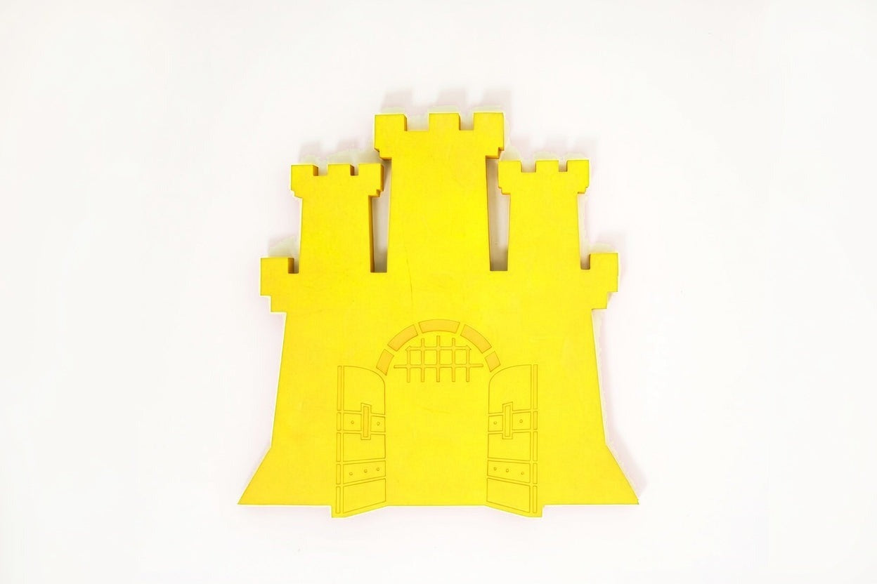Yellow Poseidon Castle foam float 48 inch