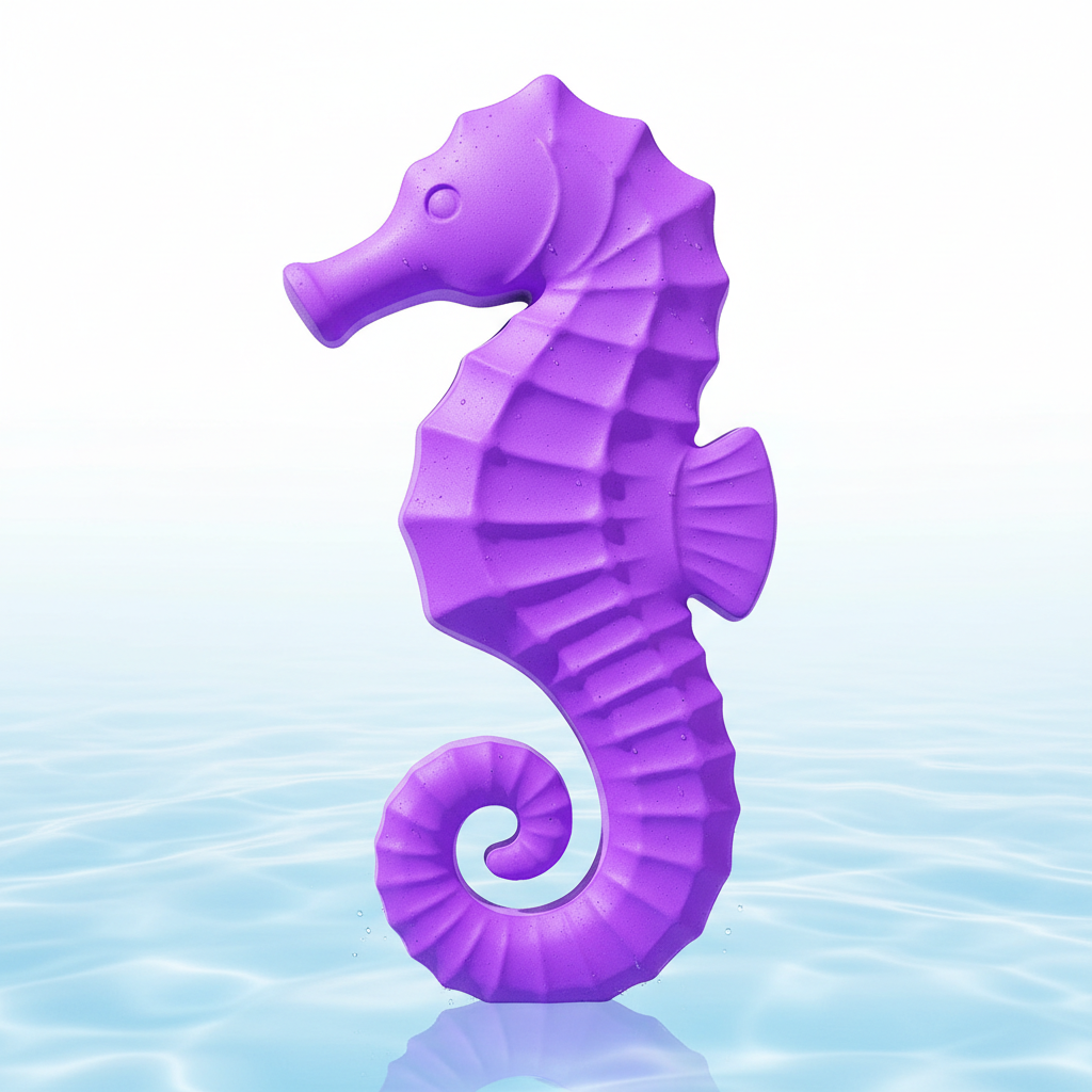 Johnny the Seahorse™ Foam Floating Mat – Made in the USA – Durable Swim Training Tool