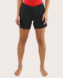 Women's Crew Hybrid Short 5" - women-s-crew-short-slblk
