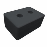 Dock Bumper Block - Black - top view
