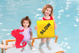 Aquamentor-Swim Angelfish Foam SLOW Sign