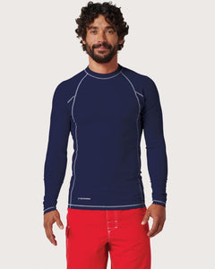Long Sleeve Classic Rashguard - Navy