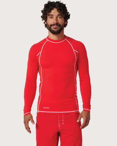 Long Sleeve Classic Rashguard - Red