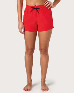 Mahalo Sea Stretch™ Short 4" - Red