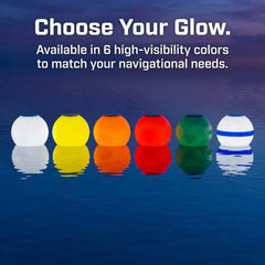 Solar Powered Self-Illuminating Buoy With Light Engine - 14" - White - Image 5