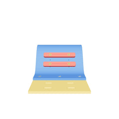 Aquamentor foam pool waterslide 3D model